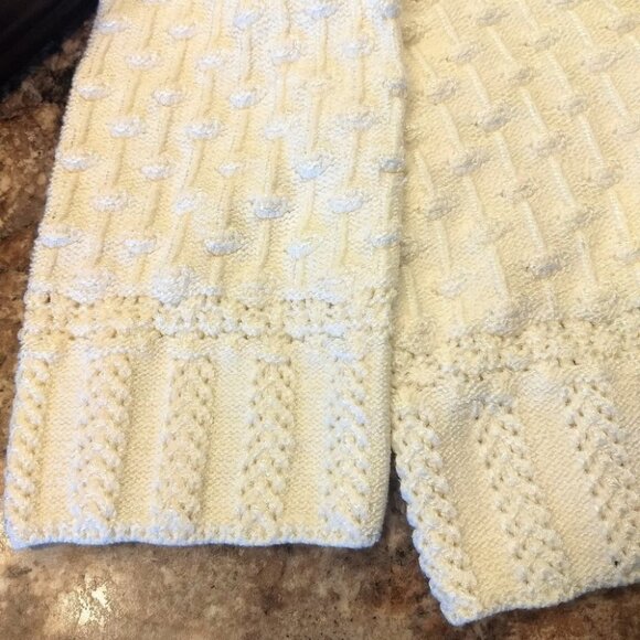 Women's Jones New York Collection Off-White Cardigan Sweater Small - Picture 6 of 8